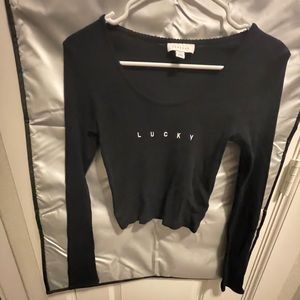 Topshop crop long sleeves